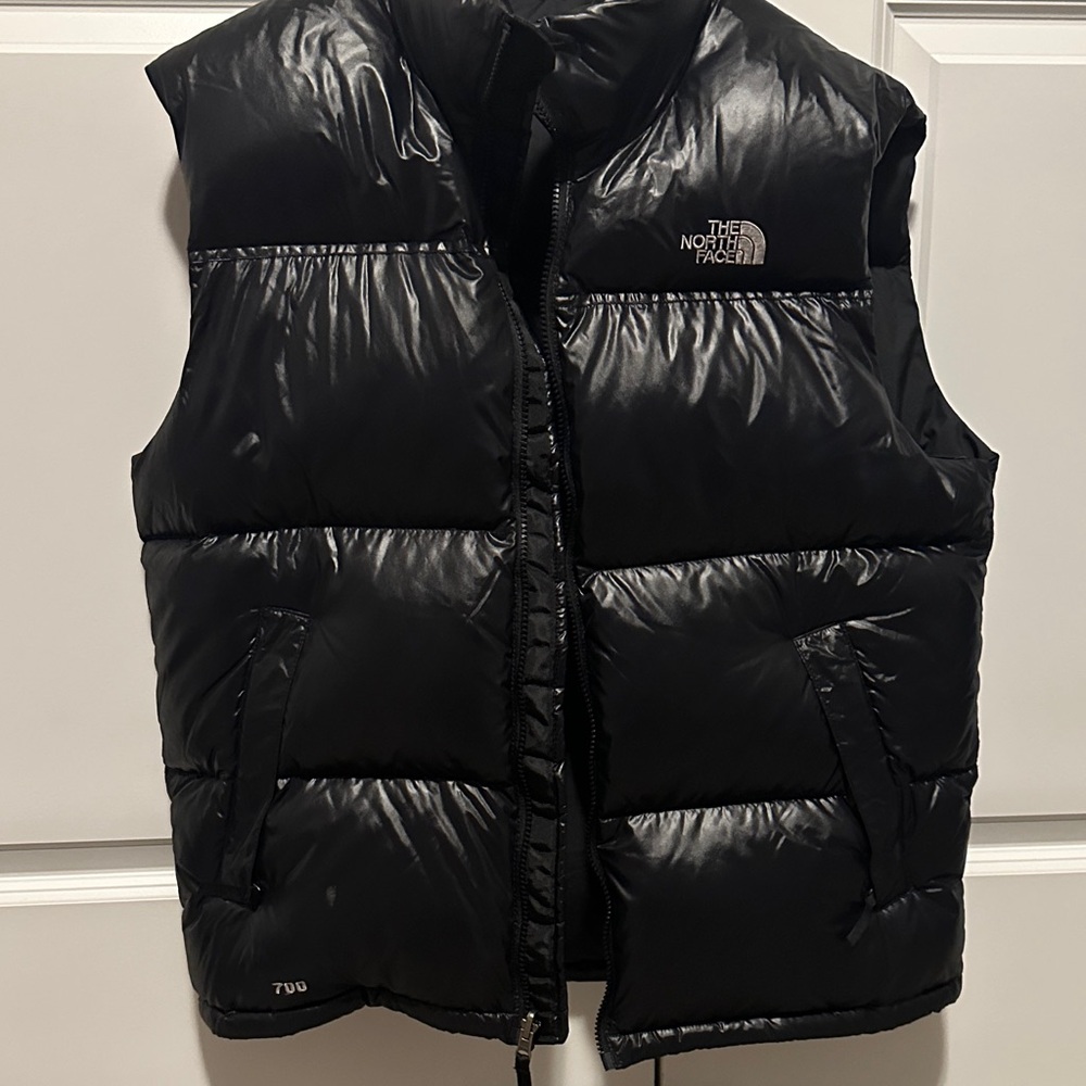 The North Face Shiny Black Down Vest